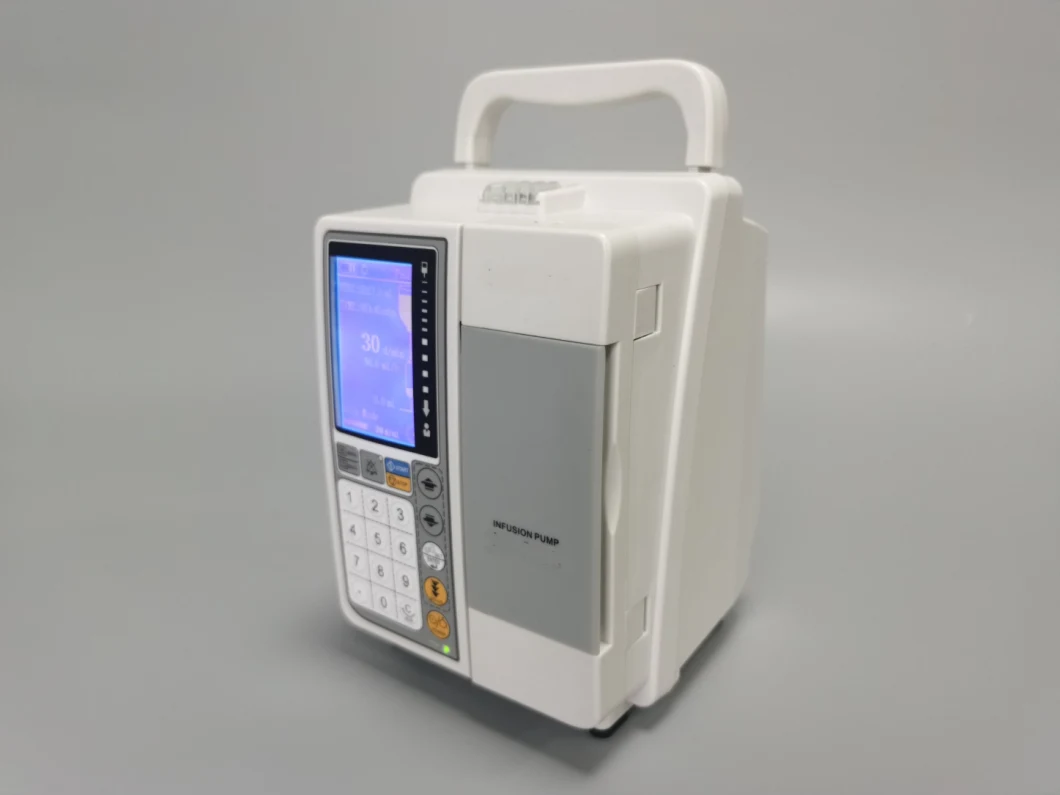CE ISO Clinical ICU Nicu Vacuum IV Fingertip Peristaltic Automatic Infusion Pump