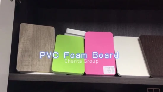 Mousse de panneau en PVC ignifuge de haute qualité pour la décoration intérieure