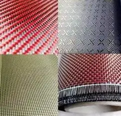 Tissu en fibre de carbone haché et tissu tissé